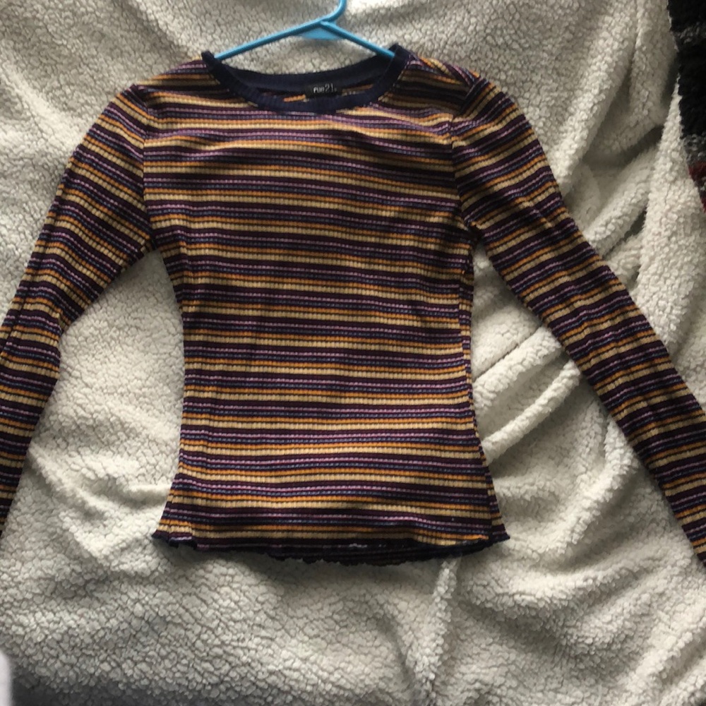 striped long sleeve shirt